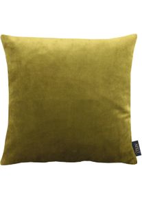 Dekokissen Apelt "Arte" Gr. 1, gr&uuml;n (gr&uuml;n, unifarben), B:45cm L:45cm, Polyester, Dekokissen_Sitzkissen_Kissenh&uuml;llen, Dekokissen, Kissenh&uuml;lle mit F&uuml;llung, 1 St&uuml;ck