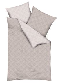Wendebettw&auml;sche Kaeppel "La Ville", beige (nougat), B/L: 135cm x 200cm, 1 Stk., 1 Stk., Mako-Satin, B/L: 80cm x 80cm, 2, Mako-Satin, Obermaterial: 100% Baumwolle, Bettw&auml;sche, Wendebettw&auml;sche