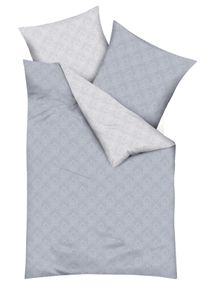 Wendebettw&auml;sche Kaeppel "La Ville", grau (taube), B/L: 240cm x 220cm, 1 Stk., 2 Stk., Mako-Satin, B/L: 80cm x 80cm & 80cm x 80cm, 3, Mako-Satin, Obermaterial: 100% Baumwolle, Bettw&auml;sche, Wendebettw&auml;sche