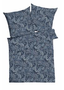 Bettw&auml;sche Kaeppel "Glory", blau (saphir), B/L: 135cm x 200cm, 1 Stk., 1 Stk., Mako-Interlock-Jersey, B/L: 80cm x 80cm, 2, Mako-Interlock-Jersey, Obermaterial: 100% Baumwolle, Bettw&auml;sche, Bettw&auml;sche