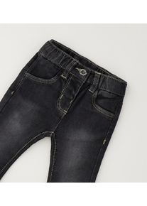 Outdoorhose MINIBANDA "BABY GIRL TROUSERS", M&auml;dchen, Gr. 68, EURO-Gr&ouml;&szlig;en, stone schwarz, 83% Baumwolle, 15% Polyester, 2% Elastan, Hosen Outdoorhose