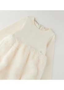 Sommerkleid sarabanda "BABY GIRL LAY DRESS", M&auml;dchen, Gr. 92, EURO-Gr&ouml;&szlig;en, beige (amber), 100% Polyester, Kleider Sommerkleid