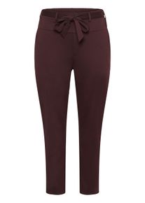 Stoffhose Kaffe CURVE "Kaffe Curve Strickhose KCjenna", Damen, Gr. S, Normalgr&ouml;&szlig;en, braun (fudge), Hosen Stoffhose