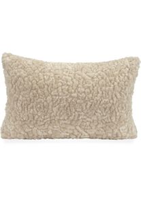 HOCK Dekokissen H.O.C.K. "H.O.C.K. Mellow", beige (beige, felloptik unifarben), B:40cm H:10cm L:60cm, Polyester, Dekokissen_Sitzkissen_Kissenh&uuml;llen, Dekokissen