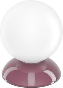 Eglo LED Tischleuchte "PACCUCCI", lila (bordeaux), 1, H: 15,5cm, 1 Stk., Leuchten, Tischlampe, Schlafzimmer, Glas, &Oslash; 12,5 H&ouml;he 15,5 cm, LED Tischleuchte