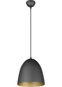REALITY LEUCHTEN Pendelleuchte "Tilda", gold, 1, &Oslash; 25cm H: 150cm, 1 Stk., Leuchten, elegante H&auml;ngelampe, max 150cm h&ouml;henverstellbar, exkl 1xE27 max 40W, Pendelleuchte