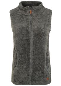 Sweatweste oxmo "Sweatweste OXTheri", Damen, Gr. XS, grau (castlerock), Obermaterial: 100% Polyester PES., Westen Sweatweste