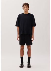 T-Shirt STUDIO SEIDENSTICKER, Herren, Gr. M, schwarz, 65% Viskose, 35% Polyamid, unifarben, regular fit, Rundhals, Shirts T-Shirt, 1/2 Rundhals Uni