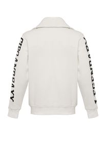 Cipo & Baxx Sweatshirt CIPO & BAXX "CL605", Herren, Gr. XL, wei&szlig; (ecru), regular fit, Sweatshirts Sweatshirt, mit Stehkragen
