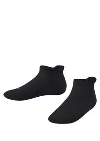 Sneakersocken Falke "Cool Kick", M&auml;dchen, Gr. 27-30, Sockengr&ouml;&szlig;e, schwarz (schwarz (3000)), Obermaterial: 81% Polyester PES. 19% Polyamid PA., glatt, Socken Sneakersocken