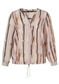 Schlupfbluse frapp "frapp Bluse", Damen, Gr. 46, bunt (powder multicolor), regular fit, Blusen Schlupfbluse, Gro&szlig;e Gr&ouml;&szlig;en