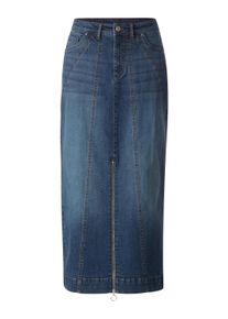 Jeansrock Heine "Jeans-Rock Jeansrock", Damen, Gr. 48, blau (blau, stone, washed), DenimJeansWeb, , Casual, R&ouml;cke Jeansrock