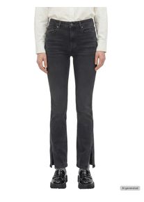 Slim-fit-Jeans Mustang "Damen Style Shelby Slim Boot", Damen, Gr. 30, L&auml;nge 32, schwarz (882 schwarz), Denim/Jeans, 92% Baumwolle, 6% Elastomultiester, 2% Elasthan, unifarben, slim fit, Jeans Slim-fit-Jeans
