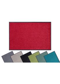 Fu&szlig;matte OTTO HOME "Clean & Walk" Gr. 63, rot (bordeaux), B:40cm H:7mm L:60cm, Polyamid, Teppiche, Fu&szlig;matte, Schmutzfangmatte, T&uuml;rmatte, In- und Outdoor, Teppich, L&auml;ufer, waschbar