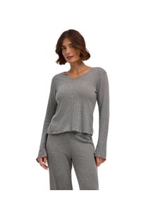 Langarmshirt Falke "Falke Langarmshirt", Damen, Gr. S, grau (light grau (3400)), Shirts Langarmshirt