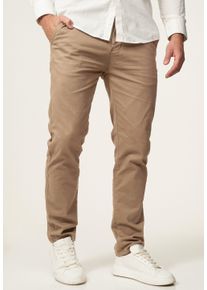Chinohose DAILY COTTON "Daily Cotton Chinohose DCPROVO", Herren, Gr. 31, L&auml;nge 30, beige, Casual, slim fit, Hosen Chinohose, Herren Chino Hose Elastische Jeans Stoffhose Slim-Fit Casual Business