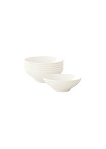 Villeroy & Boch Dipschale VILLEROY & BOCH "Dipsch&auml;lchen Modern Grace 15 ml 6er Set wei&szlig;", wei&szlig;, L:8cm, Sch&uuml;sseln, Dipschale