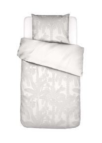 Bettw&auml;sche Essenza "Palma", wei&szlig;, B/L: 135cm x 200cm, 1 Stk., 1 Stk., Satin, B/L: 80cm x 80cm, 2 Stk., Bettw&auml;sche, Bettw&auml;sche