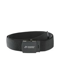 Synthetikg&uuml;rtel Maier Sports "Tech Belt", Damen, Gr. 2, schwarz, Kunstfaser, G&uuml;rtel Synthetikg&uuml;rtel, G&uuml;rtel mit elastischem Gurtband, stufenlos verstellbar