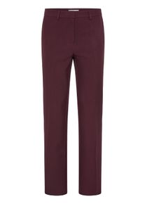 Stoffhose Ichi "Damen Hose IHFAVA", Damen, Gr. 40, N-Gr, rot (port royale melange), Obermaterial: 95% Polyester PES. 5% Elasthan EL., Hosen Stoffhose