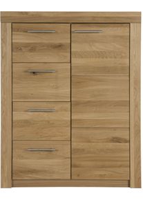 Schuhkommode VOGL M&Ouml;BELFABRIK "Toronto", braun (wildeichefarben, wildeiche massiv), B:91cm H:115cm T:42cm, Sideboards, Schuhkommode, in 2 Breiten, teilmassiv, H&ouml;he 115 cm, Made in Germany