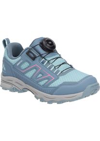 Wanderschuh McKINLEY "Tahsis AQX J", Kinder, Gr. 36, blau (blau aqua), Synthetik, Textil, Schuhe Wanderschuh, wasserdicht