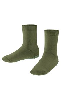 Socken Falke "Catspads", M&auml;dchen, Gr. 31-34, Sockengr&ouml;&szlig;e, gr&uuml;n (sern gr&uuml;n (7681)), Obermaterial: 70% Baumwolle CO. 18% Wolle WO. 11% Polyamid PA. 1% Elasthan EL., glatt, Socken Socken