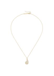 Kette mit Anh&auml;nger "Kette Anh&auml;nger Tropfen, mit Zirkonia, Silber 925", gold, Giorgio Martello MILANO, Halsketten, Damen, Silber 925 (Sterlingsilber), Kette mit Anh&auml;nger