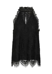 Blusentop Culture "Damen Bluse &auml;rmellos CUarto", Damen, Gr. S, schwarz, Obermaterial: 70% Nylon NY. 30% Baumwolle CO., Blusen Blusentop