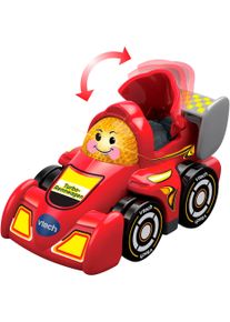 Spielzeug-Auto Vtech "Tut Tut Baby Flitzer, Turbo-Rennwagen", rot (bunt), Spielzeugfahrzeuge, KinderB:9,4cm H:5,5cm T:5,2cm, Kunststoff, Spielzeug-Auto, mit Licht und Sound, B:9,4cm H:5,5cm T:5,2cm