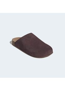Hausschuh adidas Sportswear, Damen, Gr. 42, braun (shadow braun, shadow braun, gum5), Leder, Schuhe Hausschuh