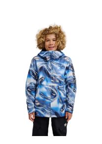 Snowboardjacke DC Shoes "Basis 10K", Kinder, Gr. 8(125-130cm), blau (liquid chrome), Obermaterial: 100% Polyester., Jacken Snowboardjacke