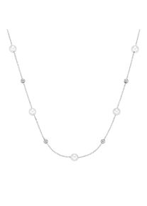 Collier "Collier mit S&uuml;&szlig;wasser-Perlen, Silber 925", silber, Giorgio Martello MILANO, Halsketten, Damen, Silber 925 (Sterlingsilber), Collier