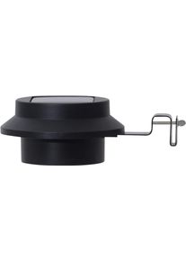 LED Solarleuchte "Solar-Wandlaterne Fency", schwarz, B:12cm H:6cm L:12cm T:16,5cm, Parforce Traditional Hunting, Leuchten, LED Solarleuchte, f&uuml;r Zaun oder Garten geeignet, D&auml;mmerungssensor