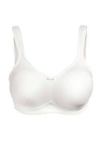 Minimizer-BH SuSa "Minimizer-BH ohne B&uuml;gel Minimizer-BH ohne B&uuml;gel mit aufgesetzter Spitze", Damen, Gr. 95, Cup D, 1 Stk., wei&szlig; (champagner), Basic, BHs Minimizer-BH