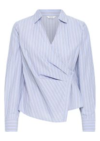Langarmhemd B.Young "B.Young Langarm BYHENE", Damen, Gr. 36, Normalgr&ouml;&szlig;en, chambray blau stripe, Hemden Langarmhemd