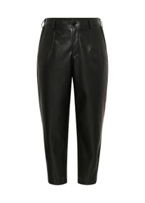 Stoffhose Kaffe CURVE "Kaffe Curve Hose KCarensa", Damen, Gr. 54, Normalgr&ouml;&szlig;en, schwarz (schwarz deep), Hosen Stoffhose