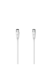 Hama SAT-Kabel "Antennenkabel, Koaxialkabel, von 1,5 m bis 10 m, 75 dB, Wei&szlig;", wei&szlig;, 300cmcm, Kabel, SAT-Kabel
