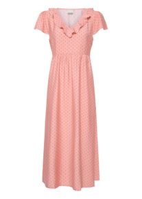 Midikleid Ichi "Ichi Freizeitkleid IHKELLINA", Damen, Gr. 34, Normalgr&ouml;&szlig;en, rosa (kellina shell pink), Kleider Midikleid