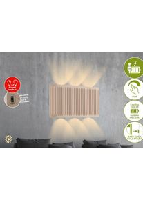 Briloner Leuchten LED Wandleuchte "FADE", beige, 1, H: 4,5cm, 1 Stk., Leuchten, 17,5x9x4,5 cm, Wohnzimmer, Flur, Schlafzimmer, LED Wandleuchte