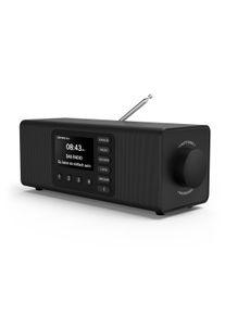Hama Digitalradio (DAB+) "DAB-Radio (mit Bluetooth, Stereo, Digitalradio, FM/DAB+, Radiowecker)", schwarz, Radios, Digitalradio (DAB+)