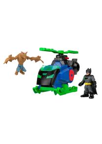 Spielzeug-Hubschrauber Mattel "Imaginext DC Super Friends Batman Helicopter", bunt, Spielzeugfahrzeuge, Kinder, Spielzeug-Hubschrauber, inklusive 2 Figuren
