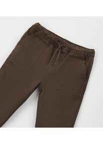 Outdoorhose IDO "BABY BOY TROUSERS", Jungen, Gr. 134, EURO-Gr&ouml;&szlig;en, braun, 98% Baumwolle, 2% Elastan, Hosen Outdoorhose