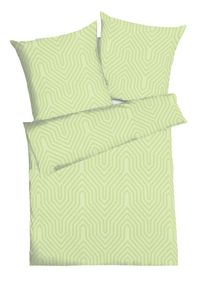 Bettw&auml;sche Kaeppel "Riad", gr&uuml;n, B/L: 140cm x 220cm, 1 Stk., 1 Stk., Soft-Seersucker, B/L: 70cm x 90cm, 2, Soft-Seersucker, Obermaterial: 100% Baumwolle, Bettw&auml;sche, Bettw&auml;sche
