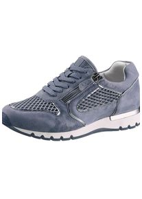 Schn&uuml;rschuh Caprice "Sneaker Sneaker", Damen, Gr. 39, bleu, Veloursleder, Sportlich, Schuhe Schn&uuml;rschuh