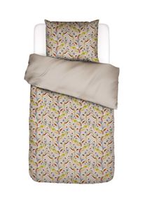 Bettw&auml;sche Essenza "Aurelina", bunt (oatmeal), B/L: 135cm x 200cm, 1 Stk., 1 Stk., Satin (Bio-Baumwolle), B/L: 80cm x 80cm, 2 Stk., Bettw&auml;sche, Bettw&auml;sche