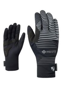 Fahrradhandschuhe Ziener "DANIE-Z WINDSTOPPER by GORE TEX LABS TOUCH", Gr. 8,5, schwarz, Materialmix, Handschuhe Fahrradhandschuhe, winddicht, wasserabweisend, atmungsaktiv