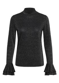 Langarmbluse Saint Tropez "Saint Tropez Bluse langarm TagaSZ", Damen, Gr. S, schwarz, Blusen Langarmbluse