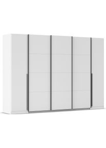 Kleiderschrank OTTO HOME "Dreh-/Schwebet&uuml;renschrank Garderobe Ankleide Schlafzimmer AGORDO", wei&szlig; (alpinwei&szlig;), B:301cm H:210cm T:62cm, Holzwerkstoff, Schr&auml;nke, Kleiderschrank, Wei&szlig;, Stauraumwunder MADE IN GERMANY