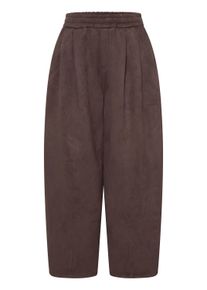 Stoffhose Sorbet "Sorbet Hose SBXTACO", Damen, Gr. SM, Normalgr&ouml;&szlig;en, braun (sepia), Hosen Stoffhose